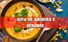 Sopa de Abóbora e Gengibre com Coxão Duro Magro