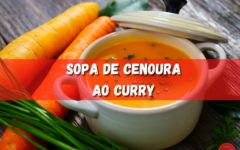 Sopa de Cenoura ao Curry com Salmão Defumado