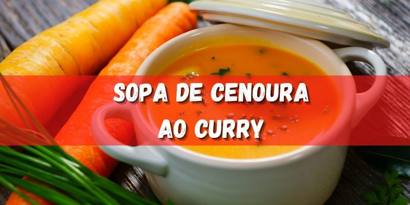 Sopa de Cenoura ao Curry com Salmão Defumado