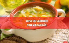 Sopa de Legumes com Macarrão Super Fácil